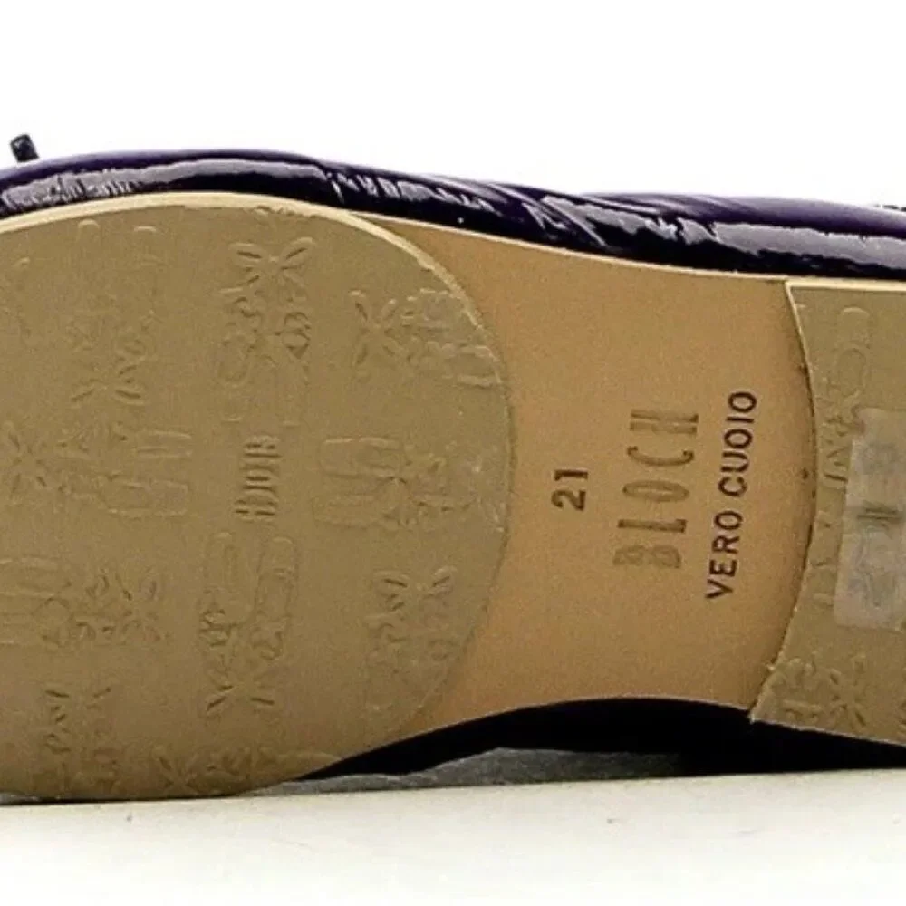 NEW - Bloch Toddler's Cha Cha Melanzana (Purple) Classic Ballet Flats TODDLER 5